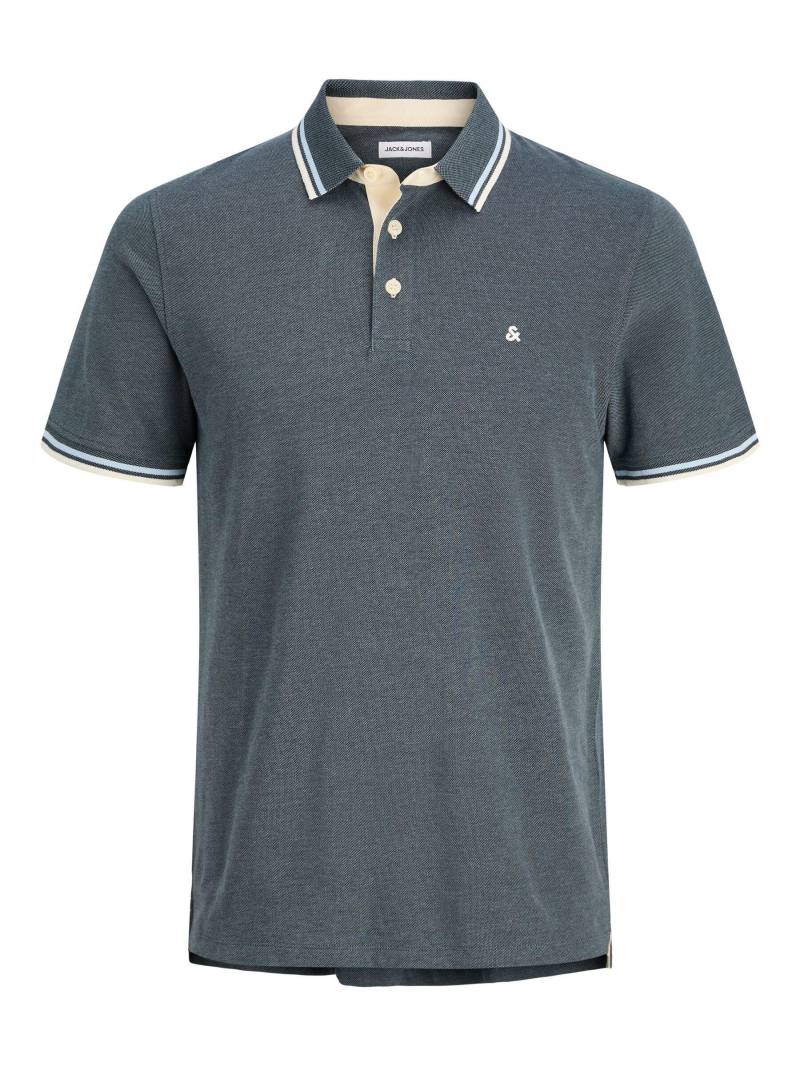 JACK&JONES - JJEPAULOS POLO SS NOOS PLS stormy weather von JACK&JONES