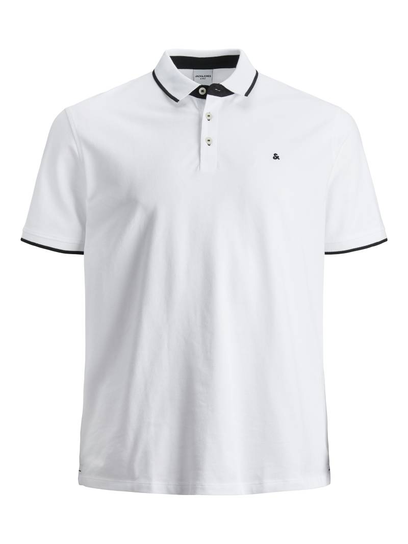 JACK&JONES - JJEPAULOS POLO SS NOOS PLS white von JACK&JONES