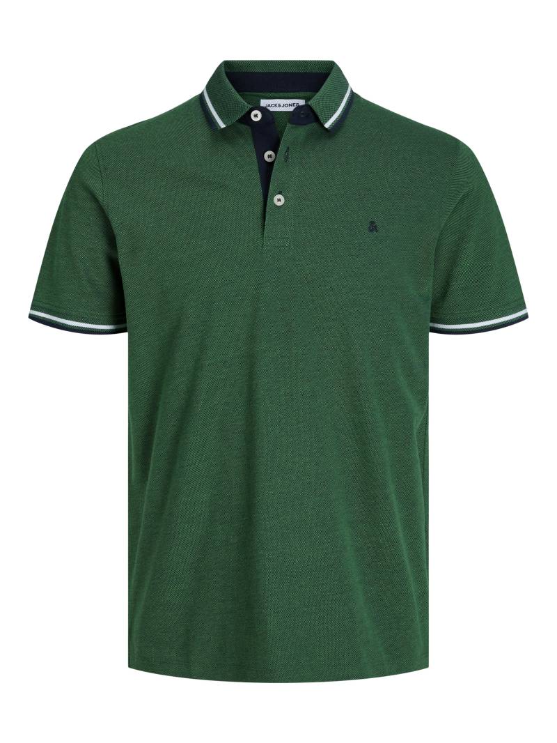 JACK&JONES - JJEPAULOS POLO SS NOOS dark green - Gr. - M von JACK&JONES