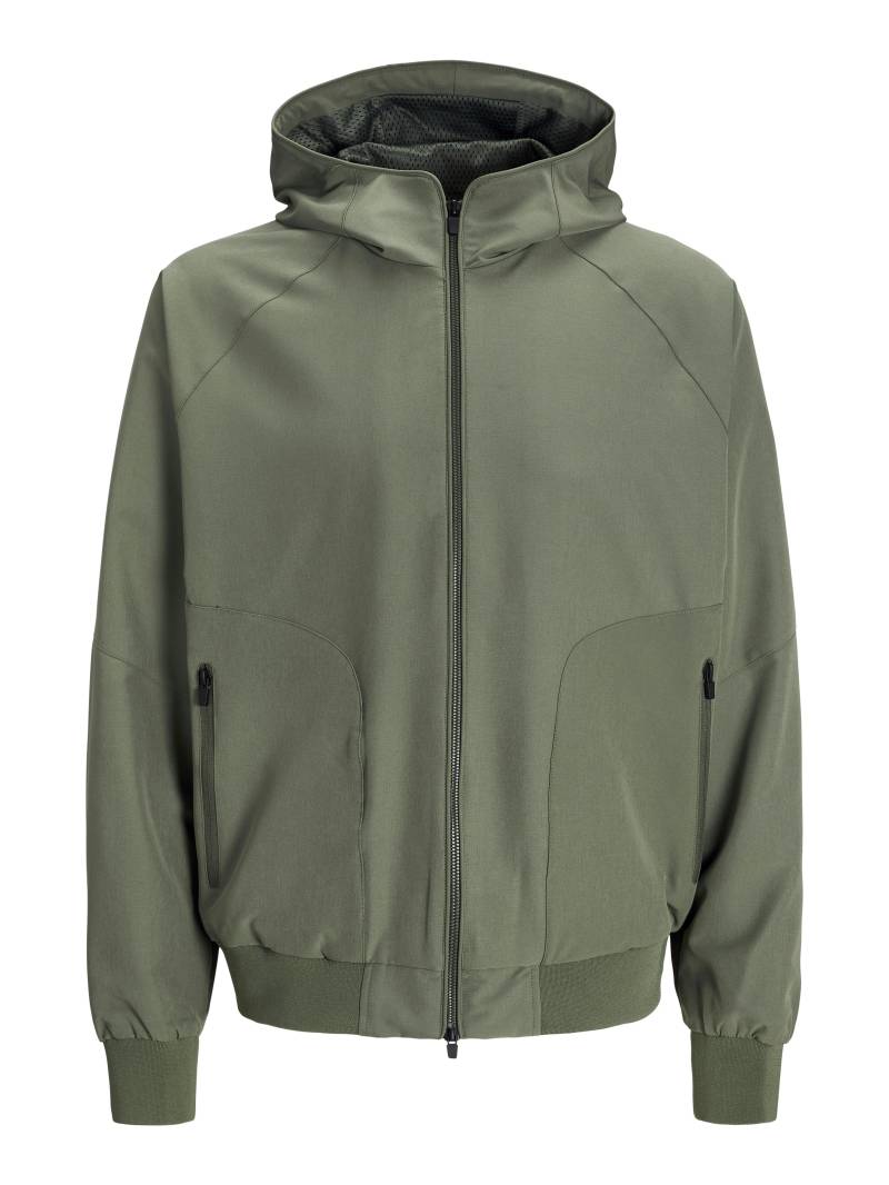 JACK&JONES - JJEPERFECT BOMBER NOOS agave green - Gr. - S von JACK&JONES