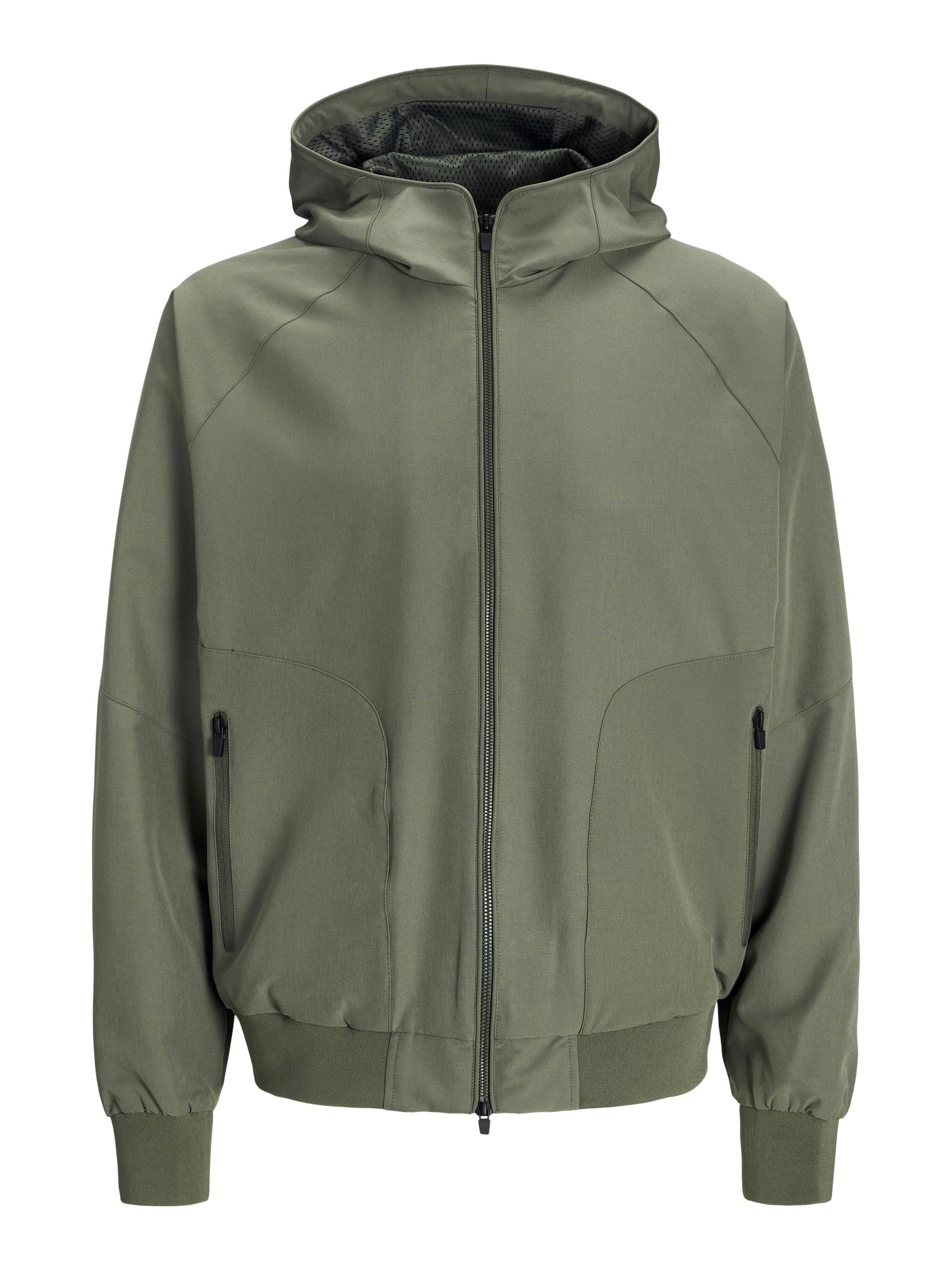 JACK&JONES - JJEPERFECT BOMBER NOOS agave green - Gr. - XXL von JACK&JONES