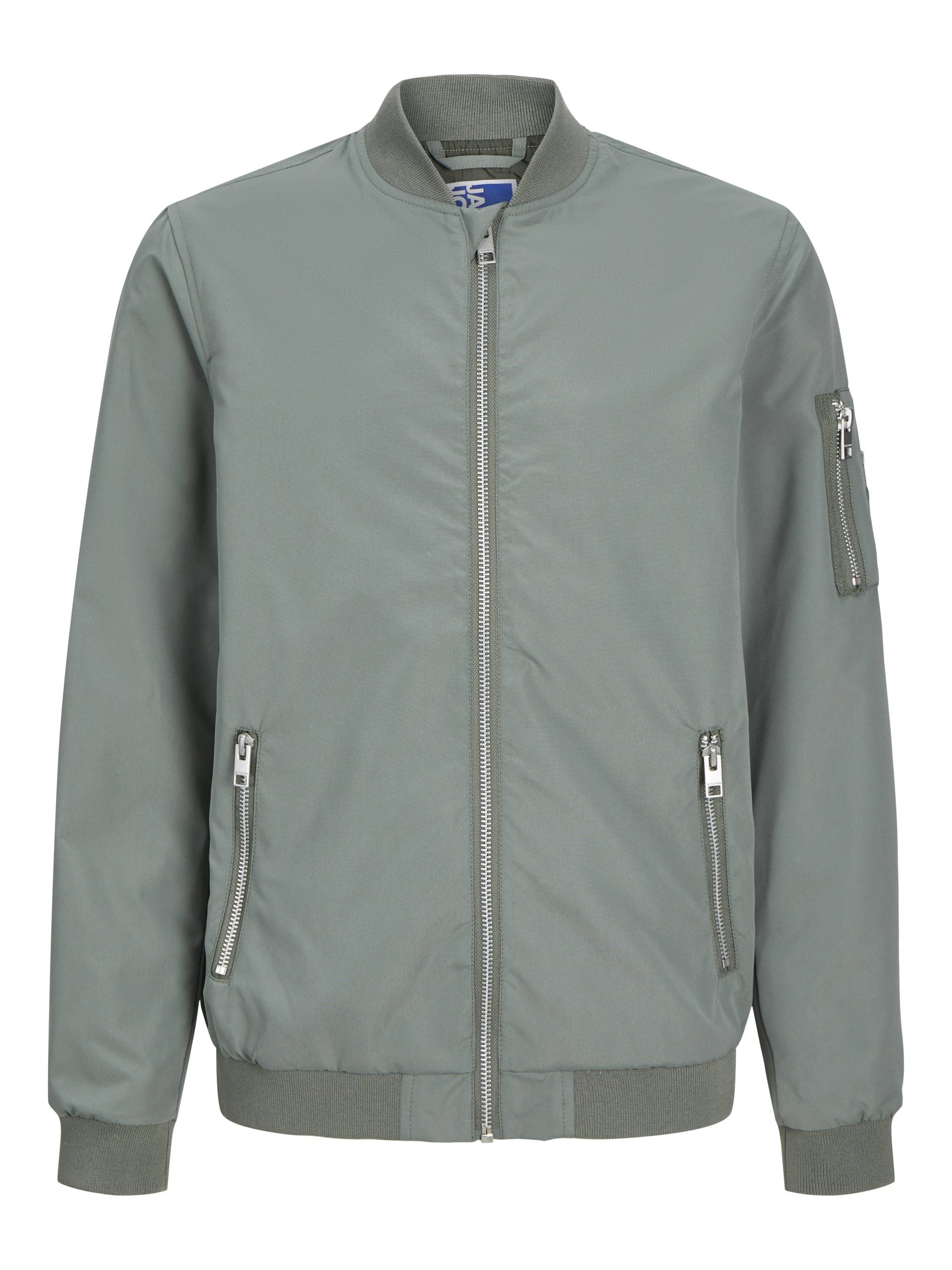 JACK&JONES - JJERUSH BOMBER NOOS JNR agave green - Gr. - 140 von JACK&JONES