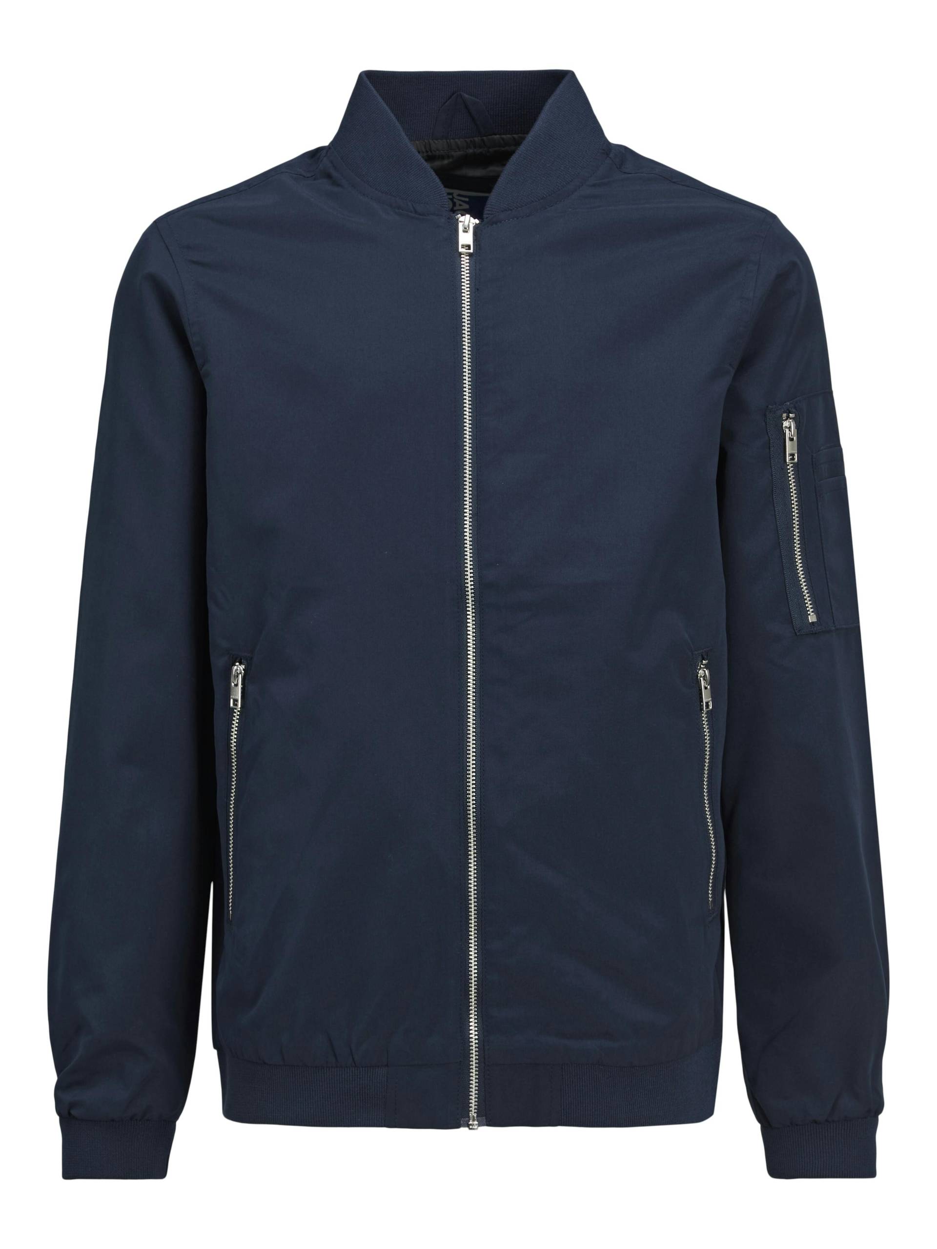 JACK&JONES - JJERUSH BOMBER NOOS JNR navy blazer - Gr. - 140 von JACK&JONES