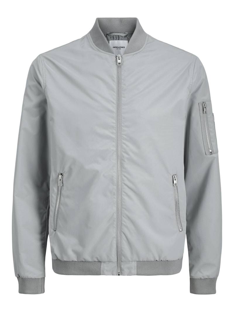 JACK&JONES - JJERUSH BOMBER NOOS ultimate grey - Gr. - M von JACK&JONES