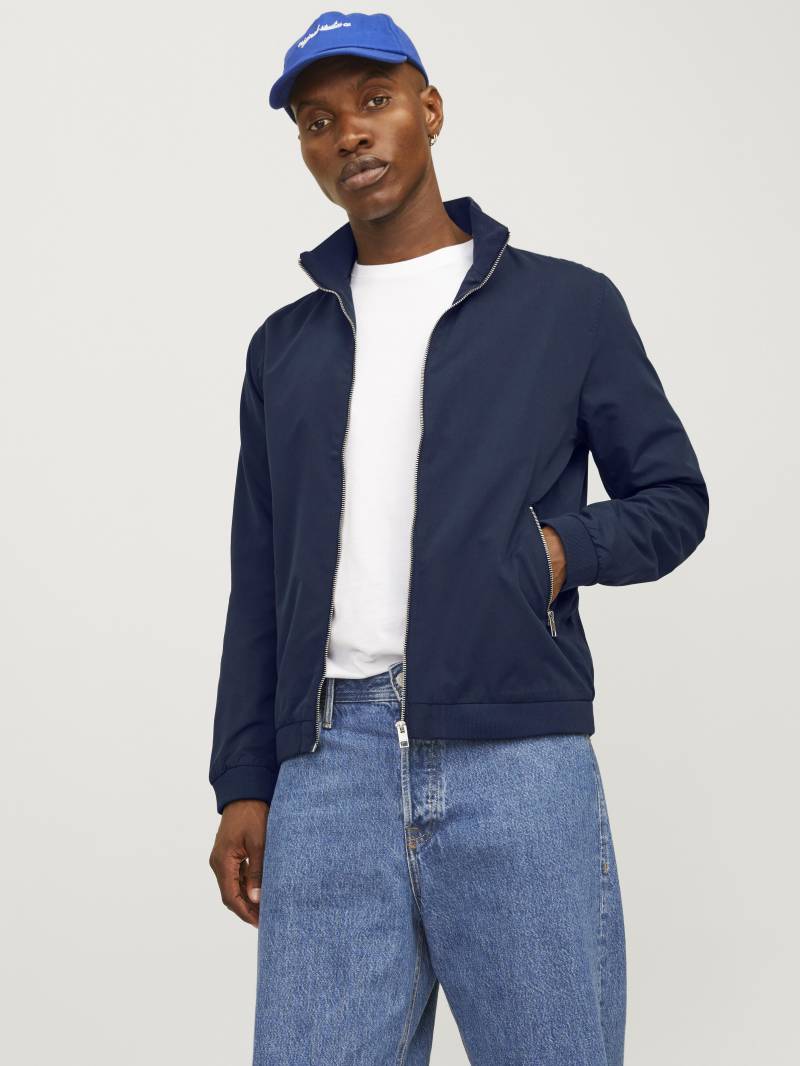 JACK&JONES - JJERUSH HARRINGTON BOMBER NOOS navy blazer - Gr. - XXL von JACK&JONES