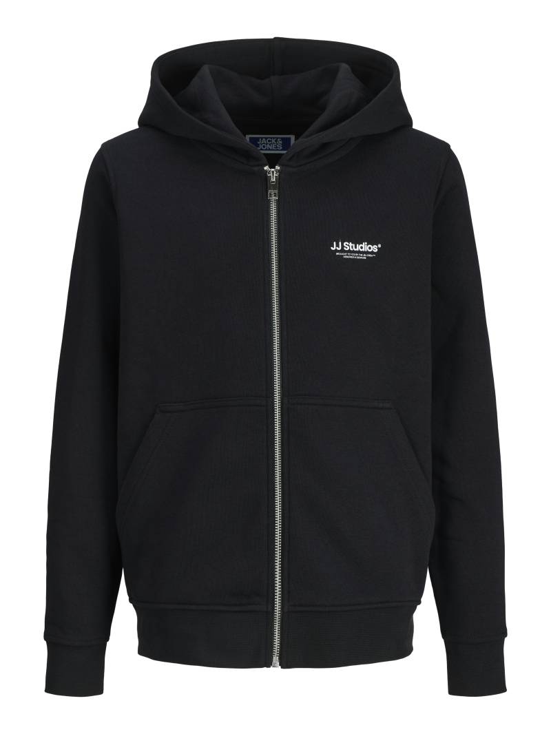 JACK&JONES - JJESOHO SWEAT ZIP HOOD NOOS JNR black - Gr. - 152 von JACK&JONES