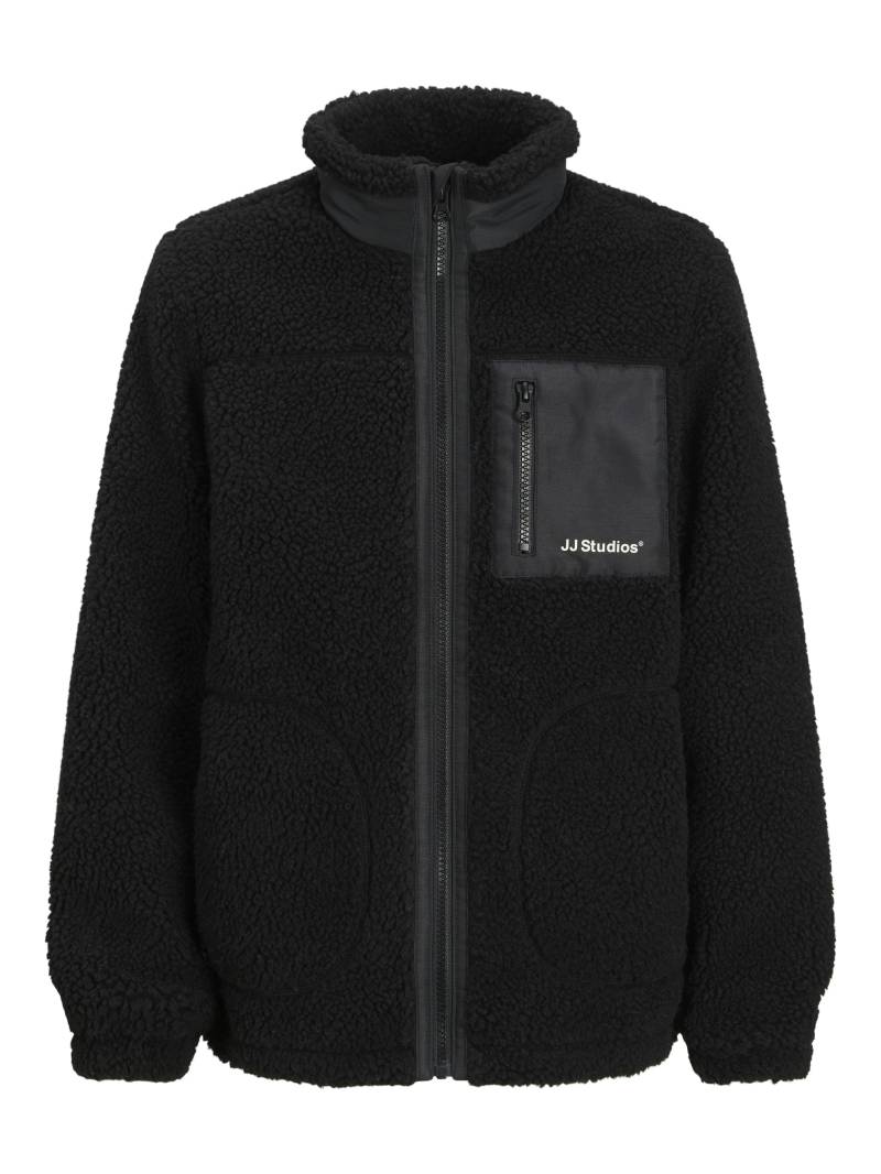 JACK&JONES - JJESOHO TEDDY JACKET SN JNR black - Gr. - 140 von JACK&JONES
