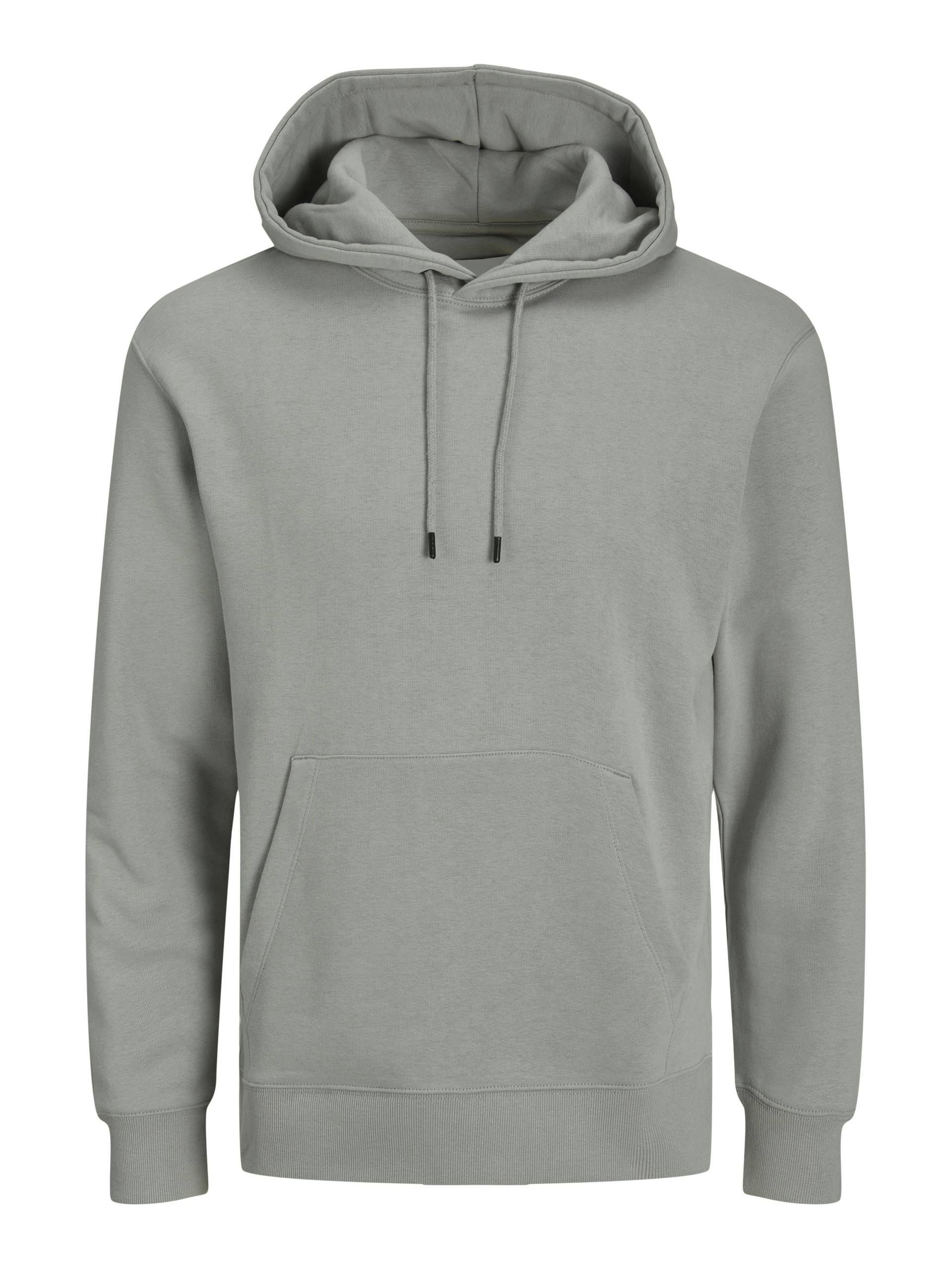 JACK&JONES - JJESTAR BASIC SWEAT HOOD NOOS ultimate grey - Gr. - M von JACK&JONES