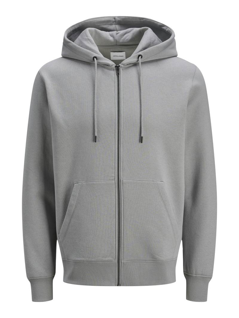 JACK&JONES - JJESTAR BASIC SWEAT ZIP HOOD NOOS ultimate grey - Gr. - S von JACK&JONES