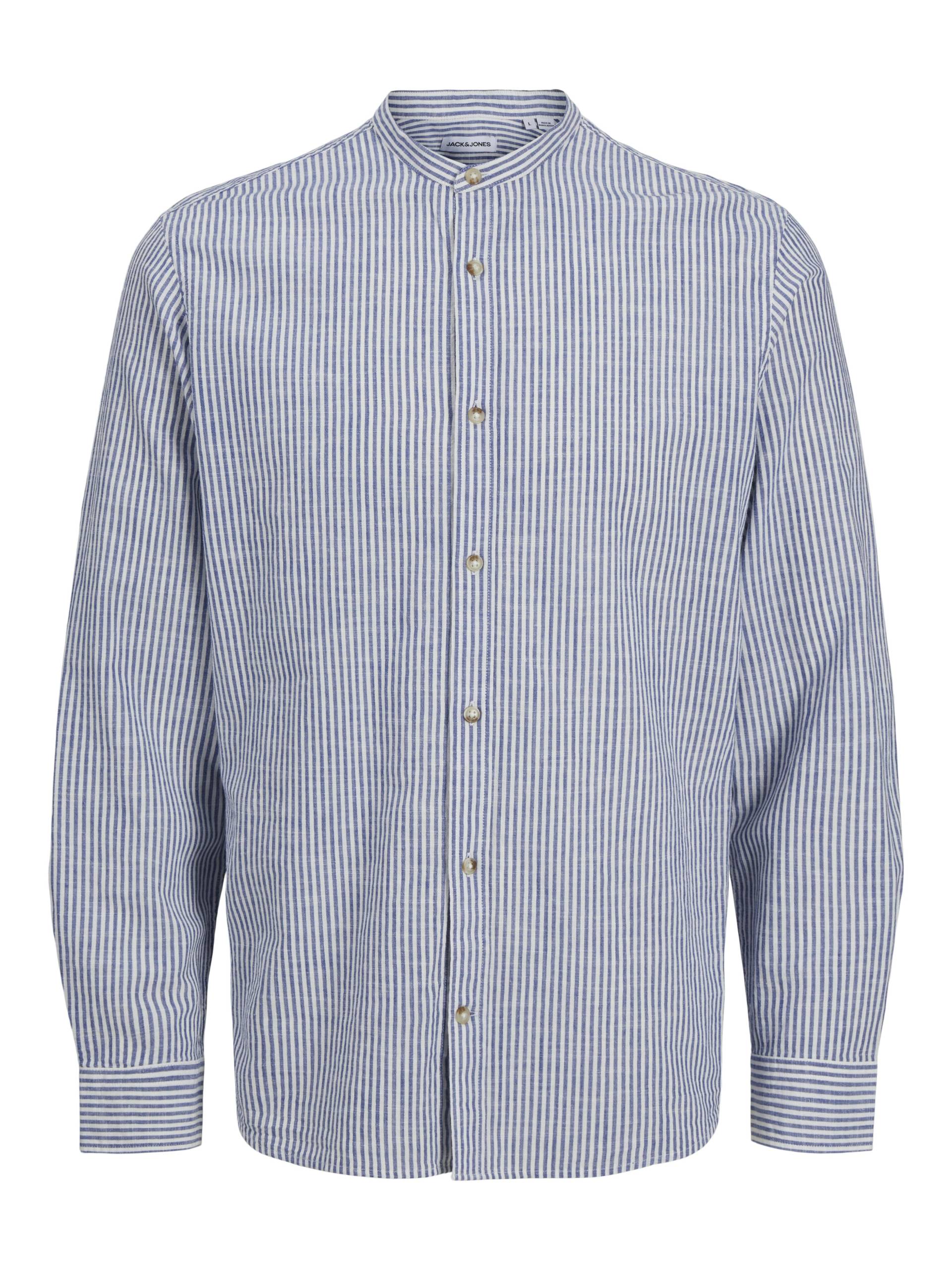 JACK&JONES - JJESUMMER BAND SHIRT LS SN - Gr. - S von JACK&JONES