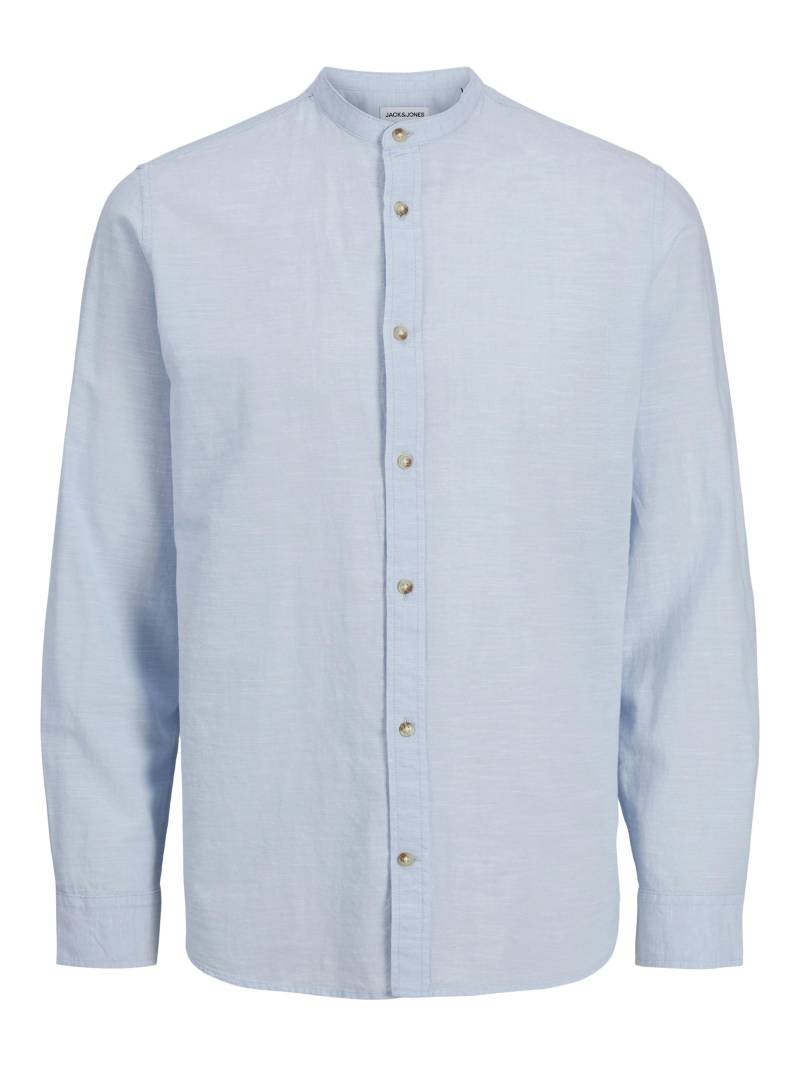 JACK&JONES - JJESUMMER BAND SHIRT LS SN chambray blue - Gr. - M von JACK&JONES