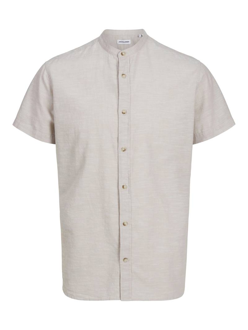 JACK&JONES - JJESUMMER BAND SHIRT SS SN crockery - Gr. - L von JACK&JONES