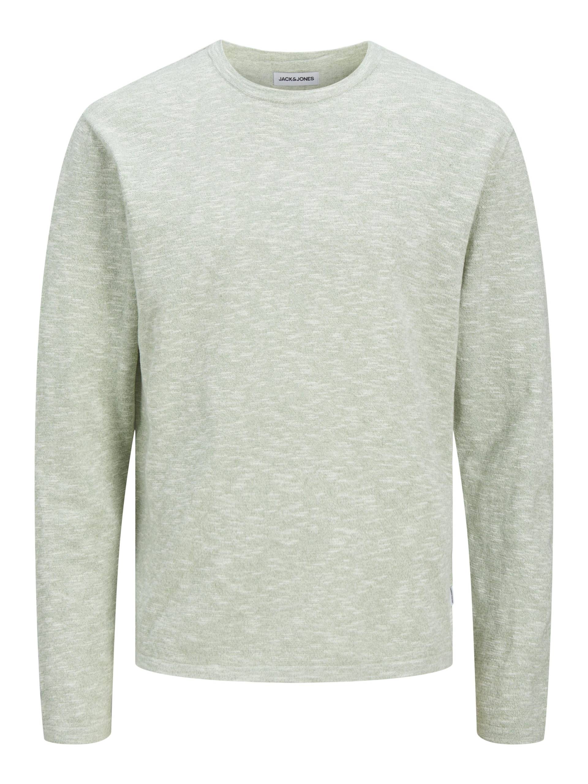 JACK&JONES - JJESUMMER KNIT CREW NECK SN iceberg green - Gr. - M von JACK&JONES