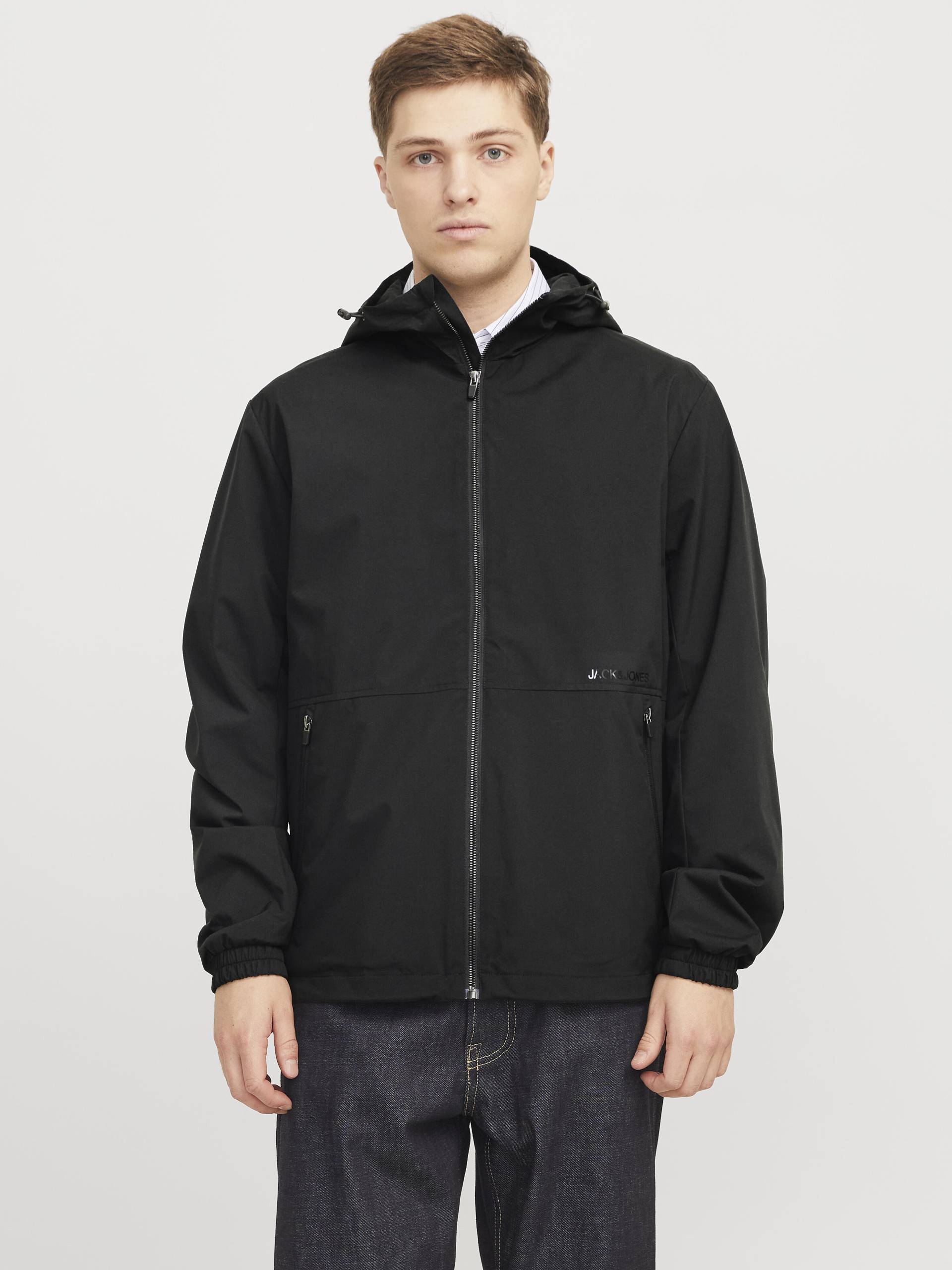 JACK&JONES - JJEURBAN LIGHT JACKET SN black - Gr. - S von JACK&JONES