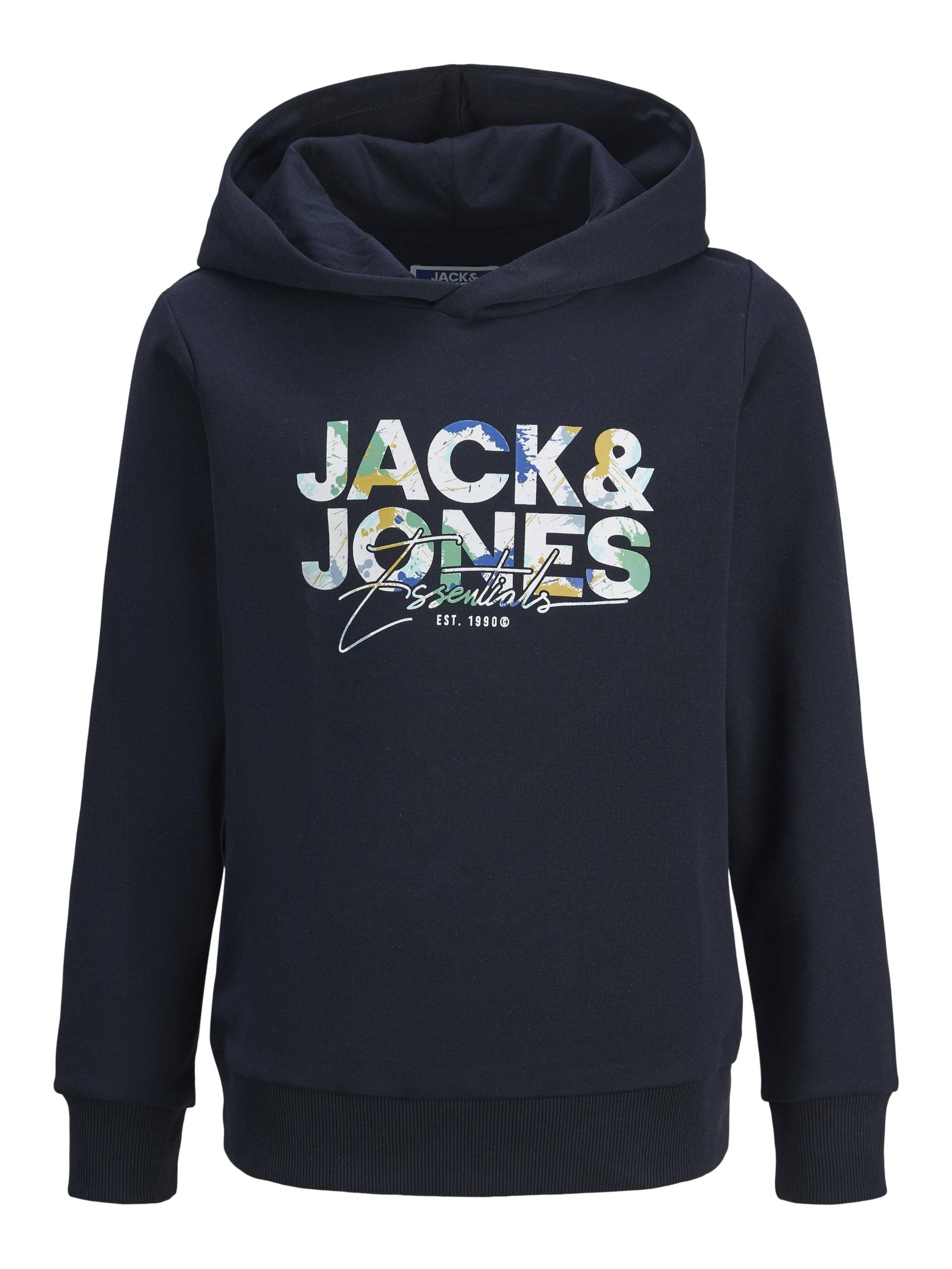 JACK&JONES - JJGEPLAS SWEAT HOOD JNR sky captain - Gr. - 164 von JACK&JONES