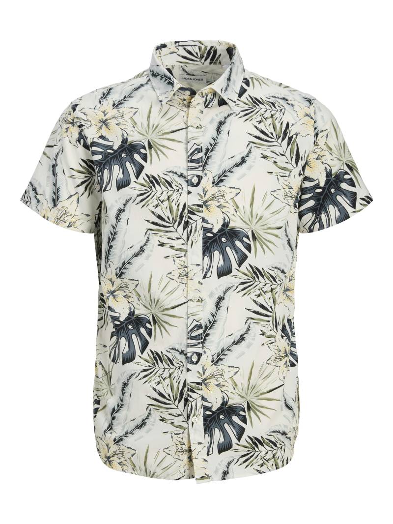 JACK&JONES - JJHAWAII AOP SHIRT SS JNR cloud dancer - Gr. - 152 von JACK&JONES