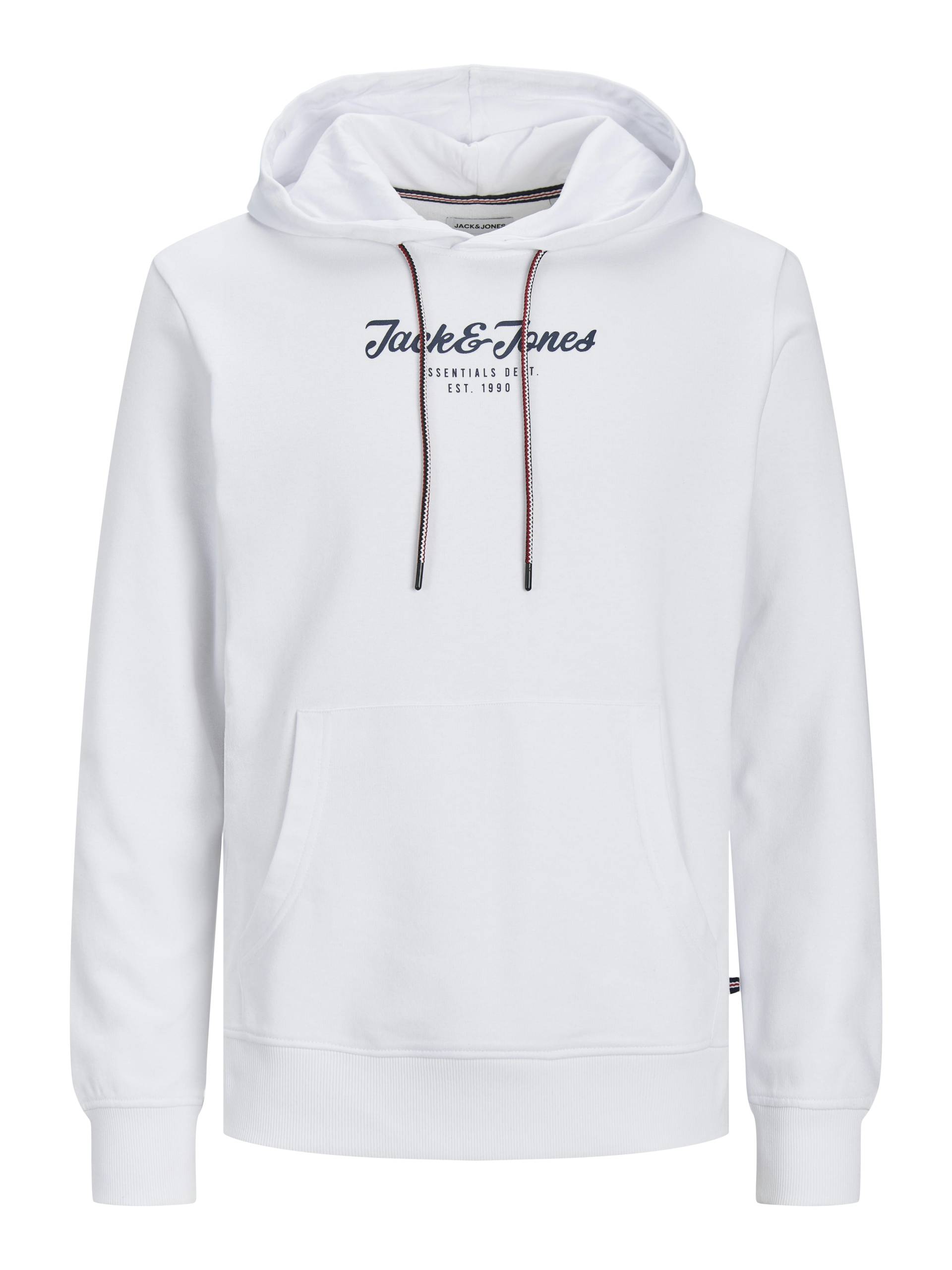 JACK&JONES - JJHENRY SWEAT HOOD white - Gr. - L von JACK&JONES