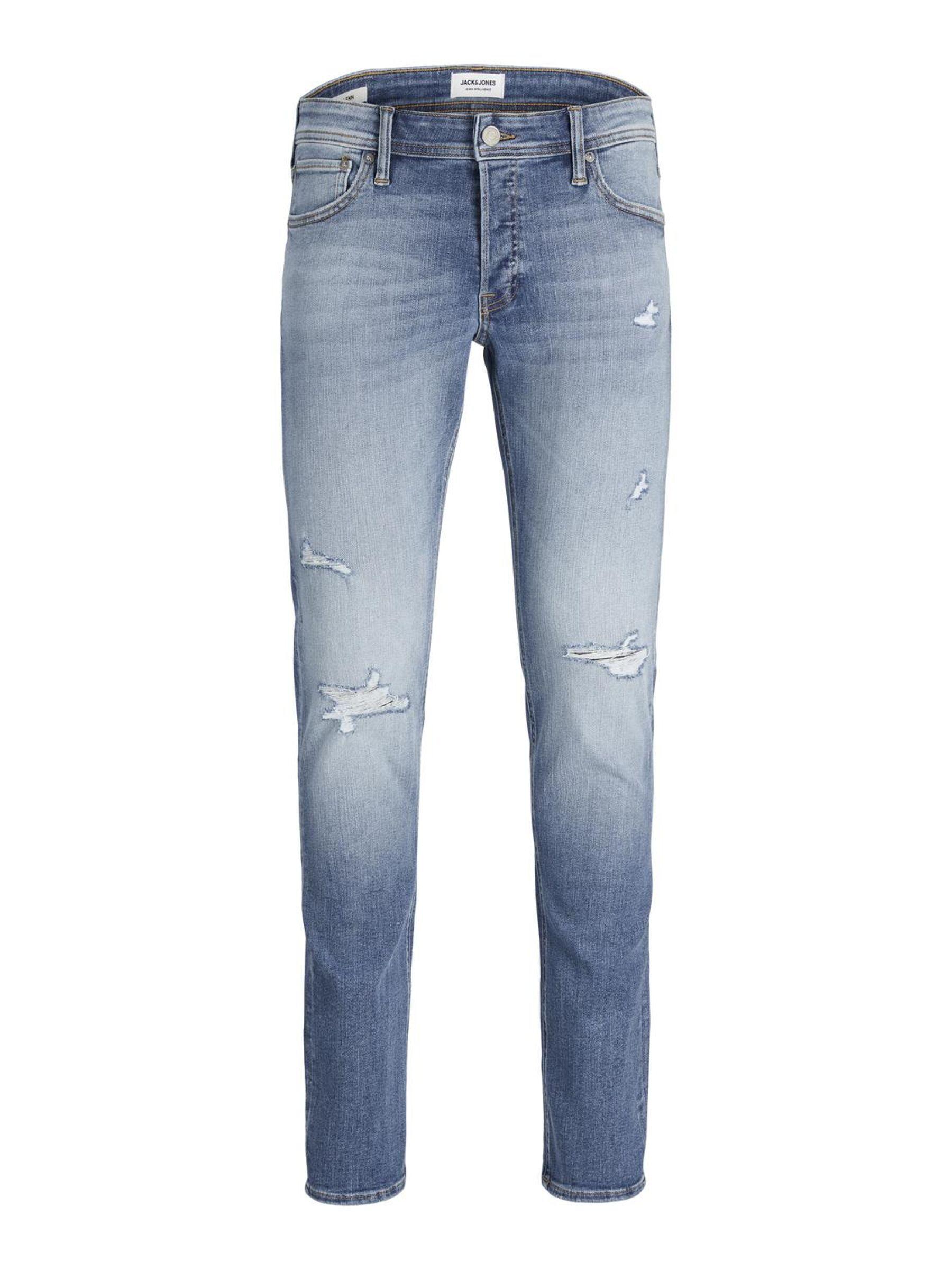 JACK&JONES - JJIGLENN JJORIGINAL SBD 619 blue denim - Gr. - 32 von JACK&JONES