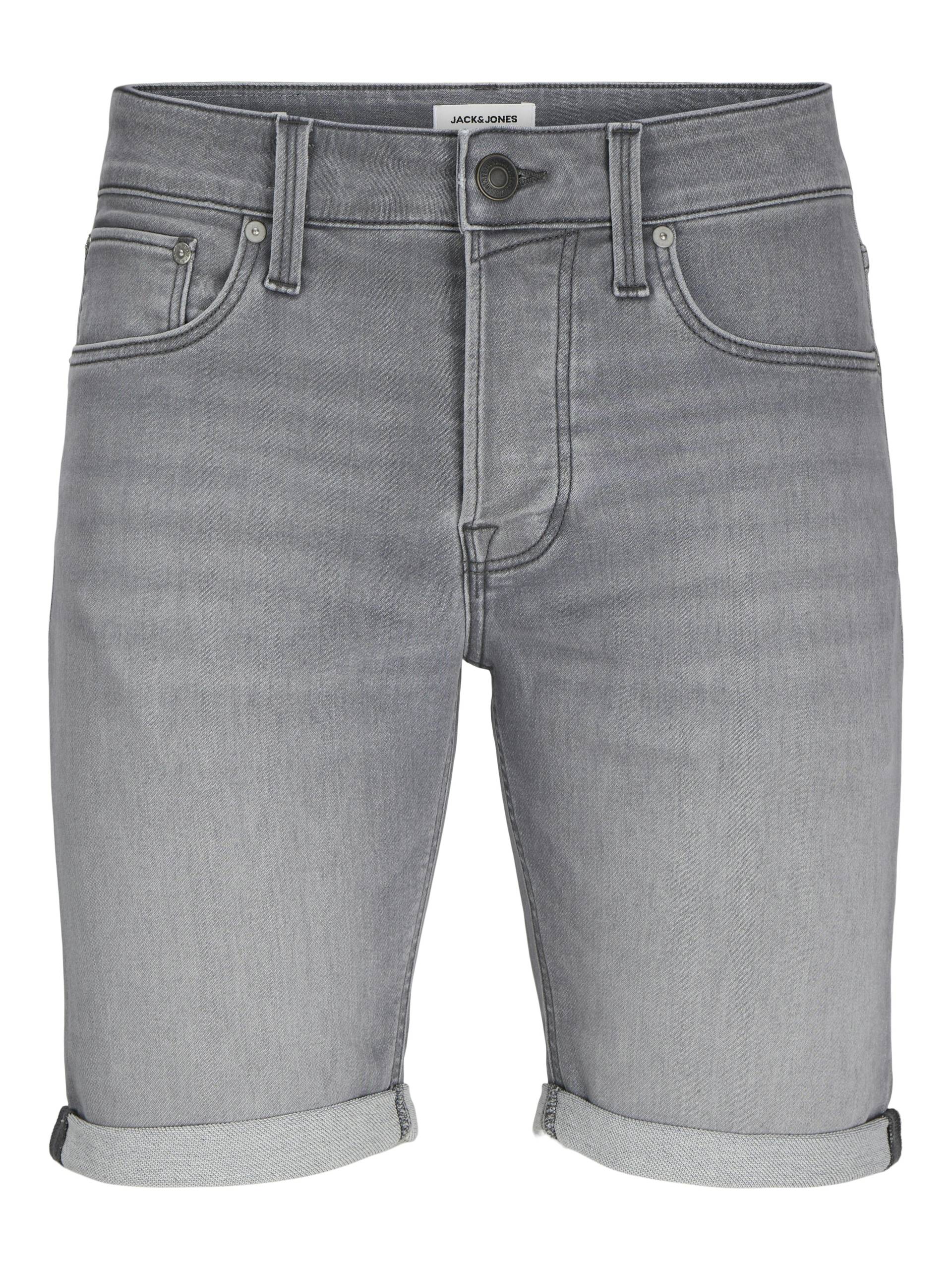 JACK&JONES - JJIRICK JJICON I.K. SHORTS GE 063 SN grey denim - Gr. - L von JACK&JONES
