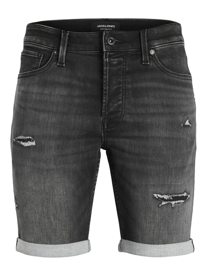 JACK&JONES - JJIRICK JJICON SHORTS SQ 622 I.K SS24 SN black denim - Gr. - S von JACK&JONES