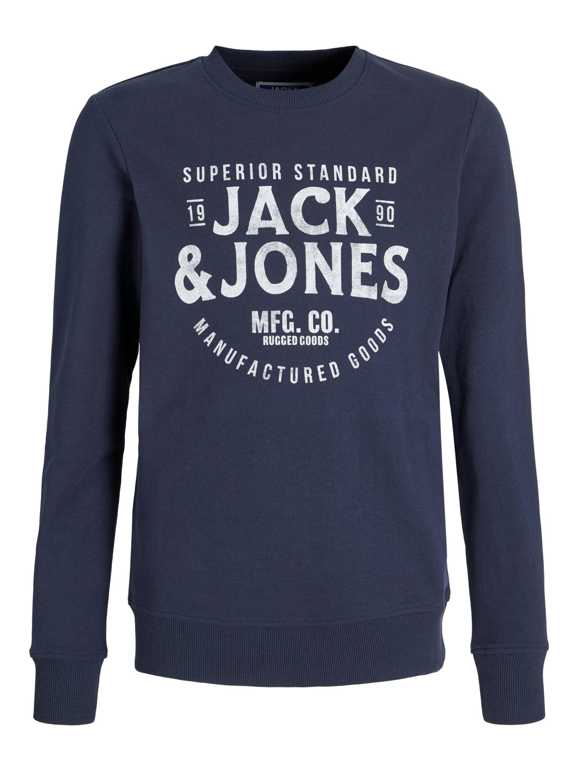 JACK&JONES - JJJEANS SWEAT O-NECK JNR navy blazer - Gr. - 176 von JACK&JONES