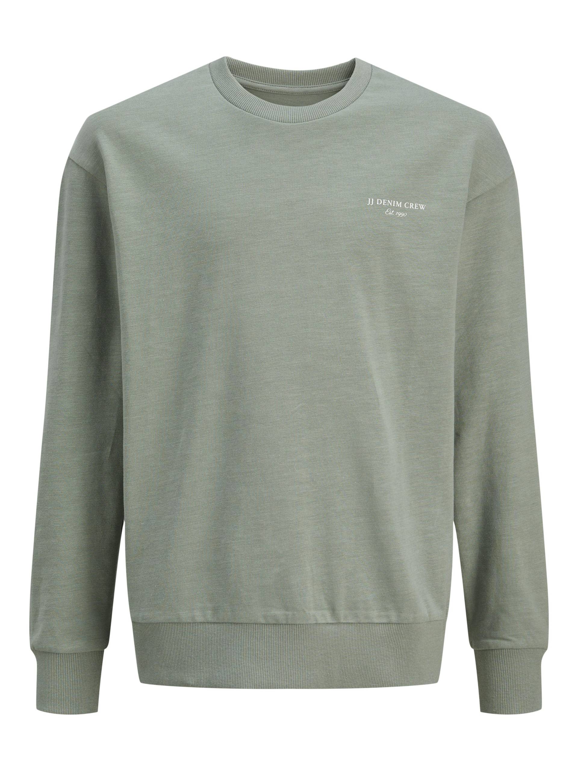 JACK&JONES - JJJEFF MONOCHROME SWEAT CREW NECK JNR iceberg green - Gr. - 176 von JACK&JONES