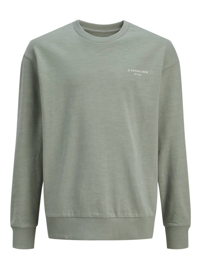 JACK&JONES - JJJEFF MONOCHROME SWEAT CREW NECK JNR iceberg green - Gr. - 176 von JACK&JONES