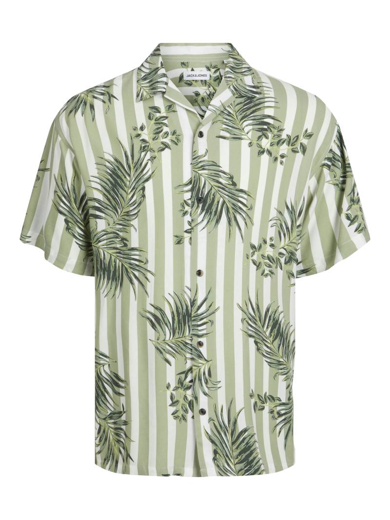 JACK&JONES - JJJEFF RESORT AOP SHIRT SS JNR oil green - Gr. - 176 von JACK&JONES