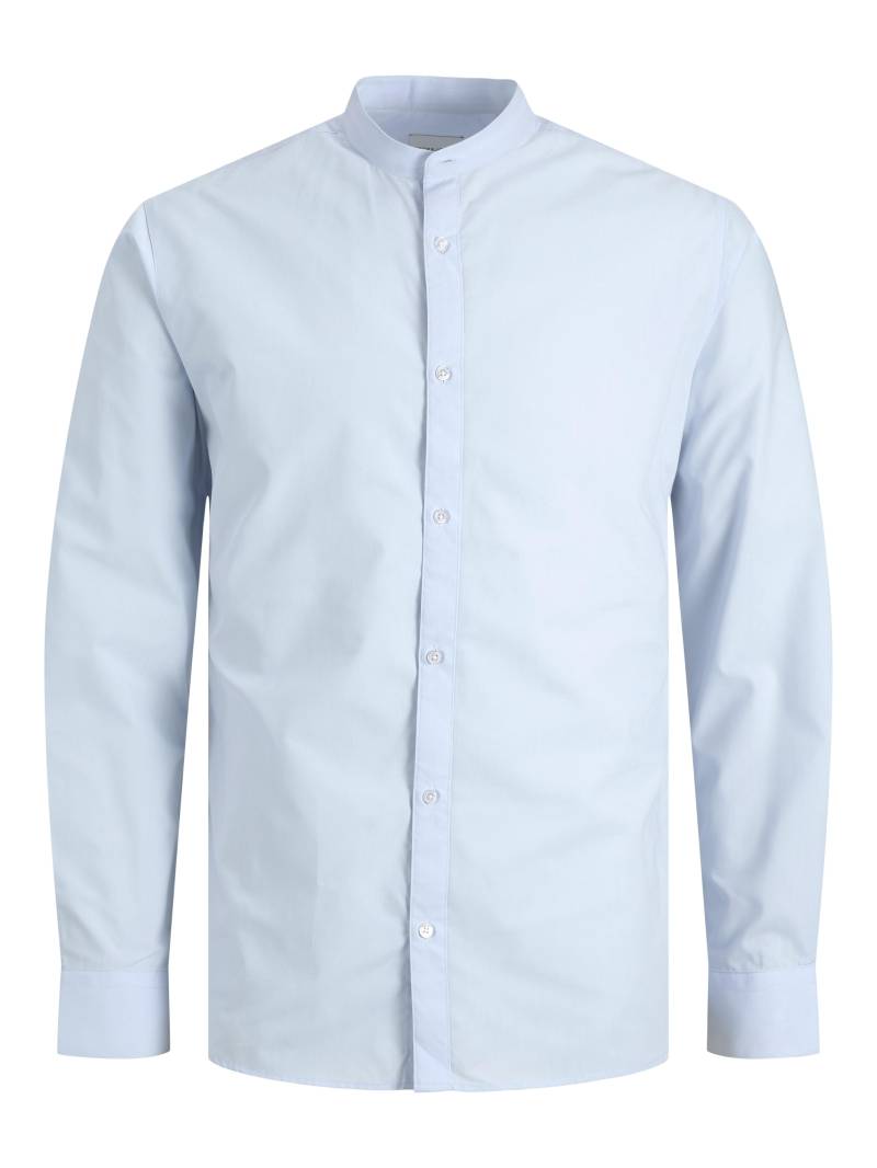 JACK&JONES - JJJOE SHIRT LS PLAIN MAO cashmere blue - Gr. - L von JACK&JONES