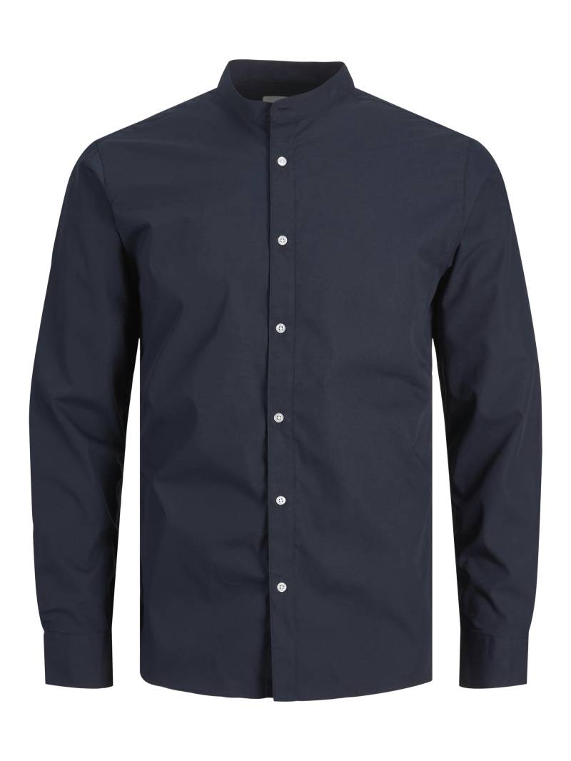 JACK&JONES - JJJOE SHIRT LS PLAIN MAO navy blazer - Gr. - M von JACK&JONES