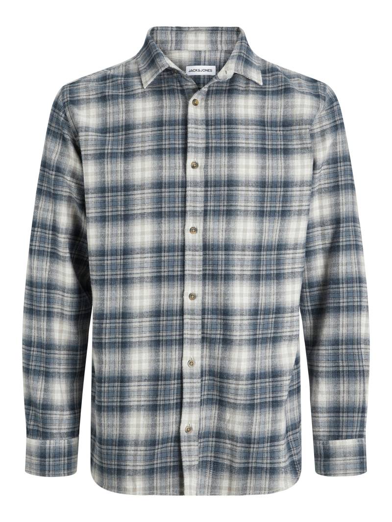 JACK&JONES - JJJOSHUA CHECK SHIRT LS JNR stormy weather - Gr. - 176 von JACK&JONES