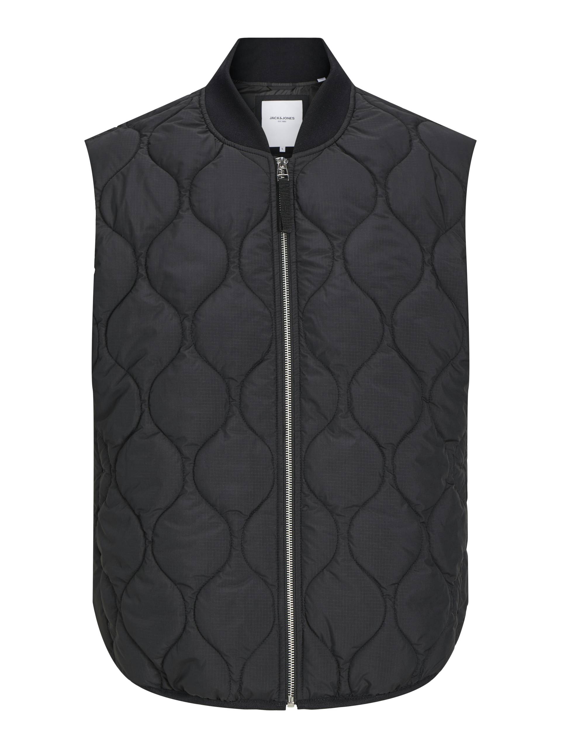 JACK&JONES - JJKODA LINER VEST black - Gr. - M von JACK&JONES