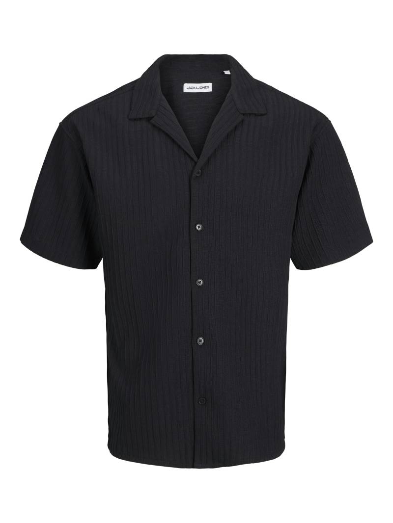 JACK&JONES - JJMASSIMO RESORT SHIRT SS LN black - Gr. - M von JACK&JONES