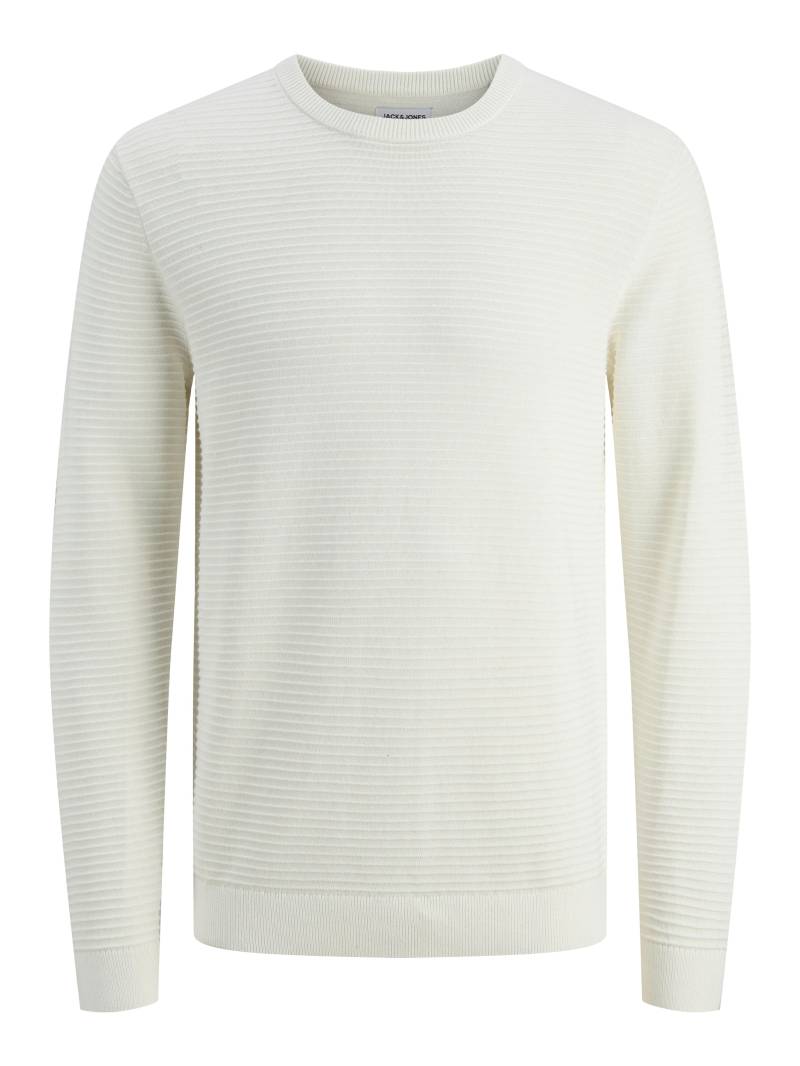 JACK&JONES - JJOTTO KNIT CREW NECK AW25 SN cloud dancer - Gr. - XL von JACK&JONES