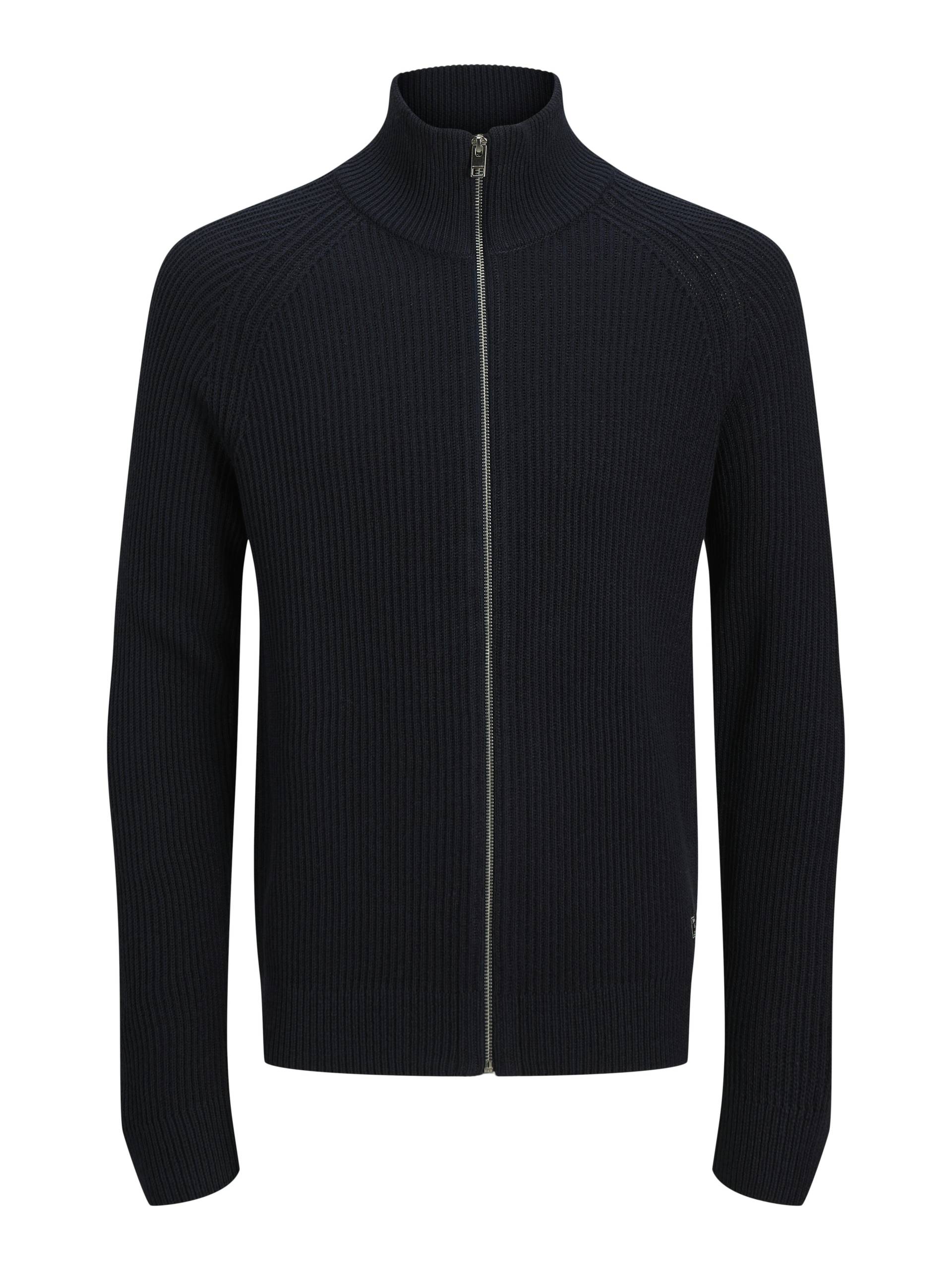 JACK&JONES - JJPANNEL KNIT ZIP CARDIGAN AW25 sky captain - Gr. - XL von JACK&JONES