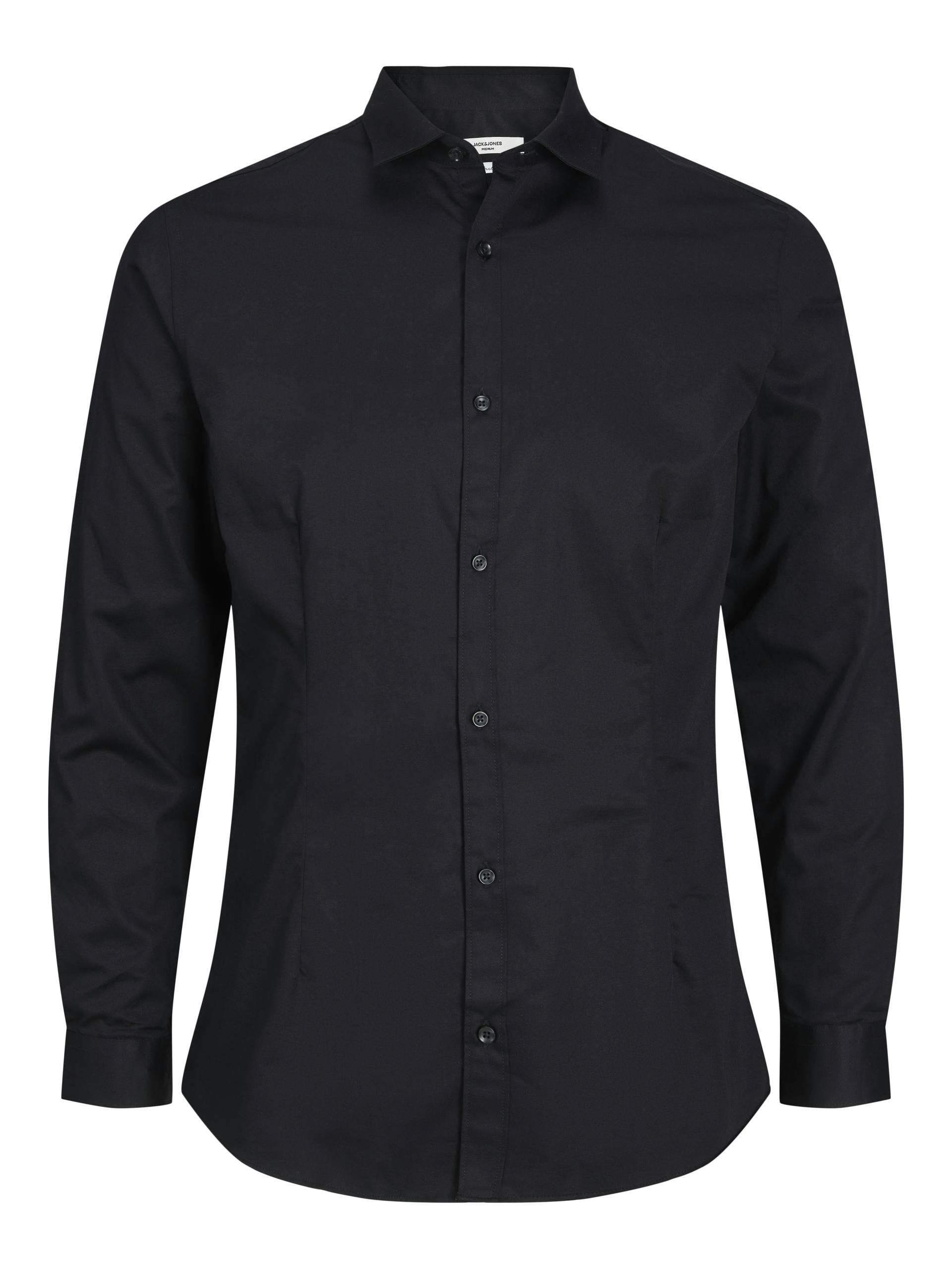 JACK&JONES - JJPRPARMA SHIRT L/S NOOS PLS black von JACK&JONES