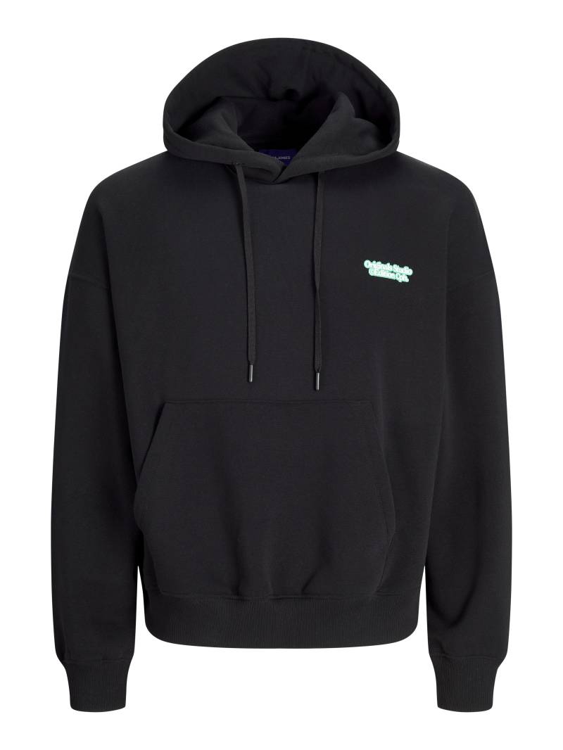 JACK&JONES - JORASTORIA SWEAT HOOD black - Gr. - XL von JACK&JONES