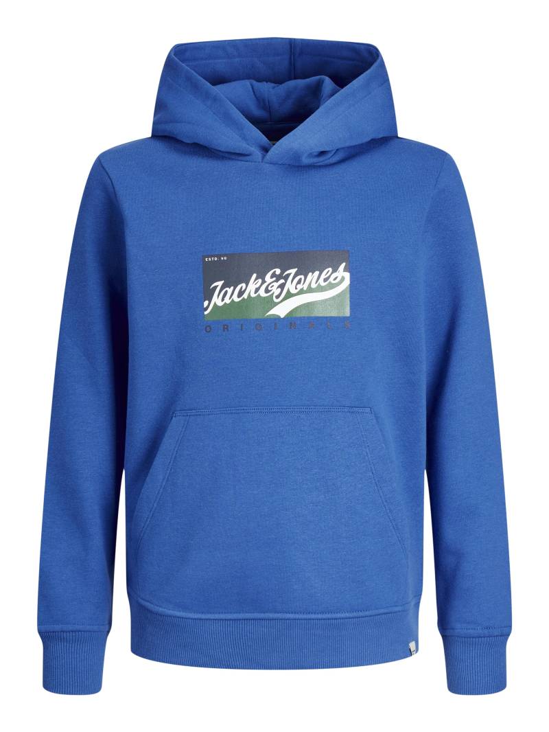 JACK&JONES - JORBECKS SWEAT HOOD JNR nautical blue - Gr. - 164 von JACK&JONES