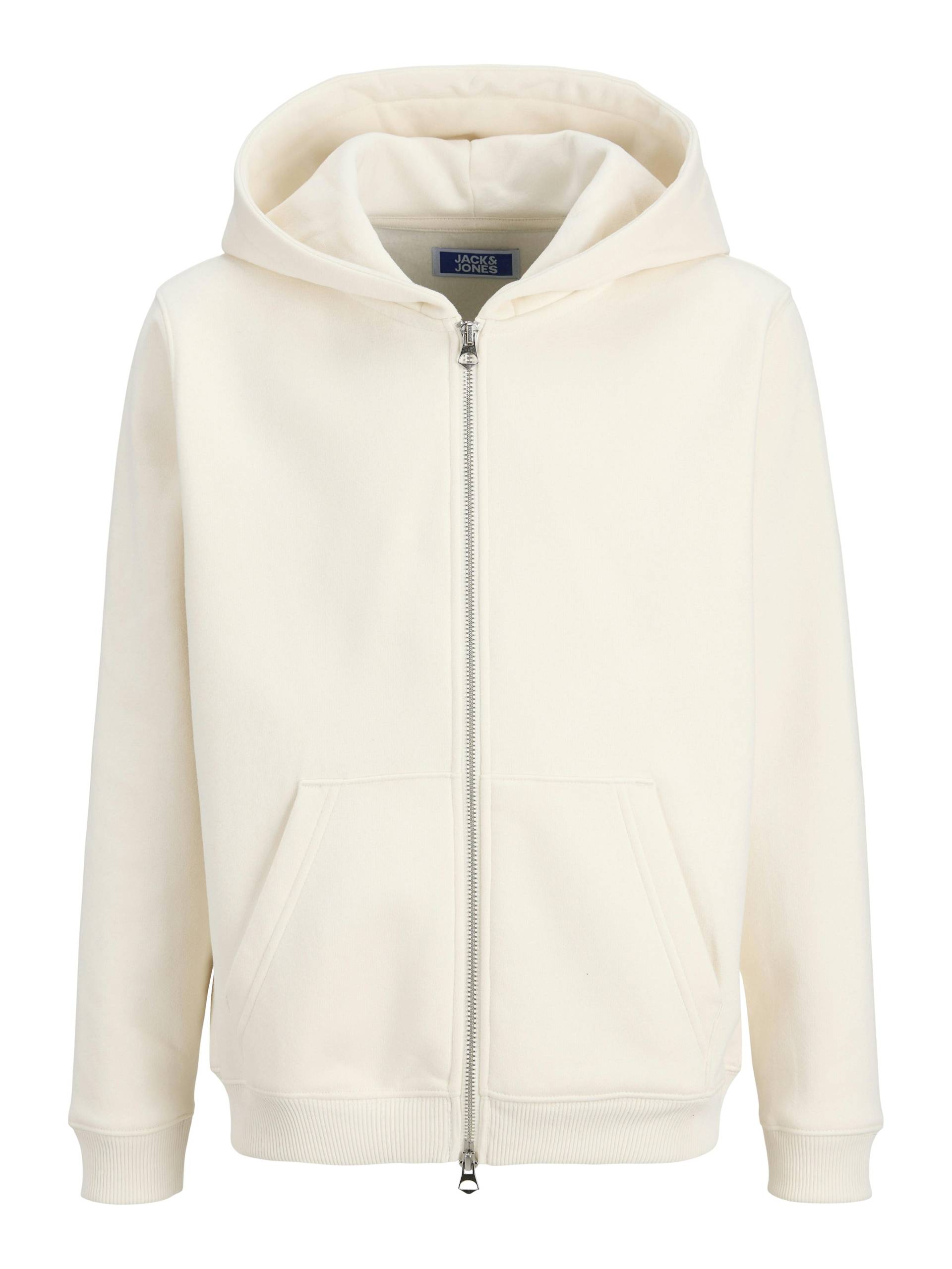 JACK&JONES - JORBEDFORD SWEAT ZIP HOOD JNR antique white - Gr. - 176 von JACK&JONES