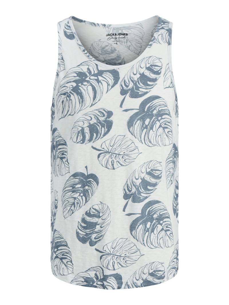JACK&JONES - JORBREEZY AOP TANK TOP ORGANIC LN cloud dancer - Gr. - XXL von JACK&JONES