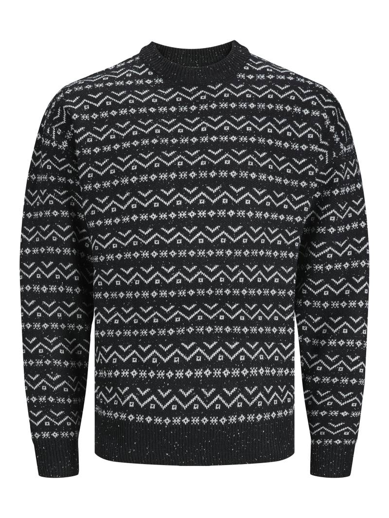 JACK&JONES - JORCOSY KNIT CREW NECK black - Gr. - XL von JACK&JONES