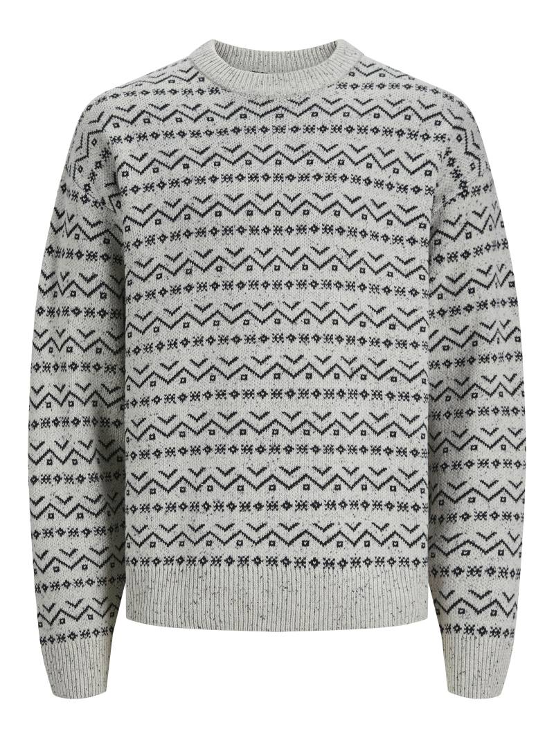 JACK&JONES - JORCOSY KNIT CREW NECK cloud dancer - Gr. - XXL von JACK&JONES