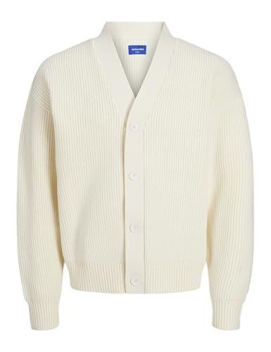 JACK & JONES Herren JORDASH Knit Cardigan Strickjacke, Sea Salt,S von JACK & JONES