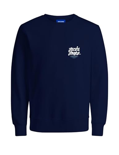 JACK & JONES JOREATON Sweat Crew Neck FST, Ocean Cavern,S von JACK & JONES