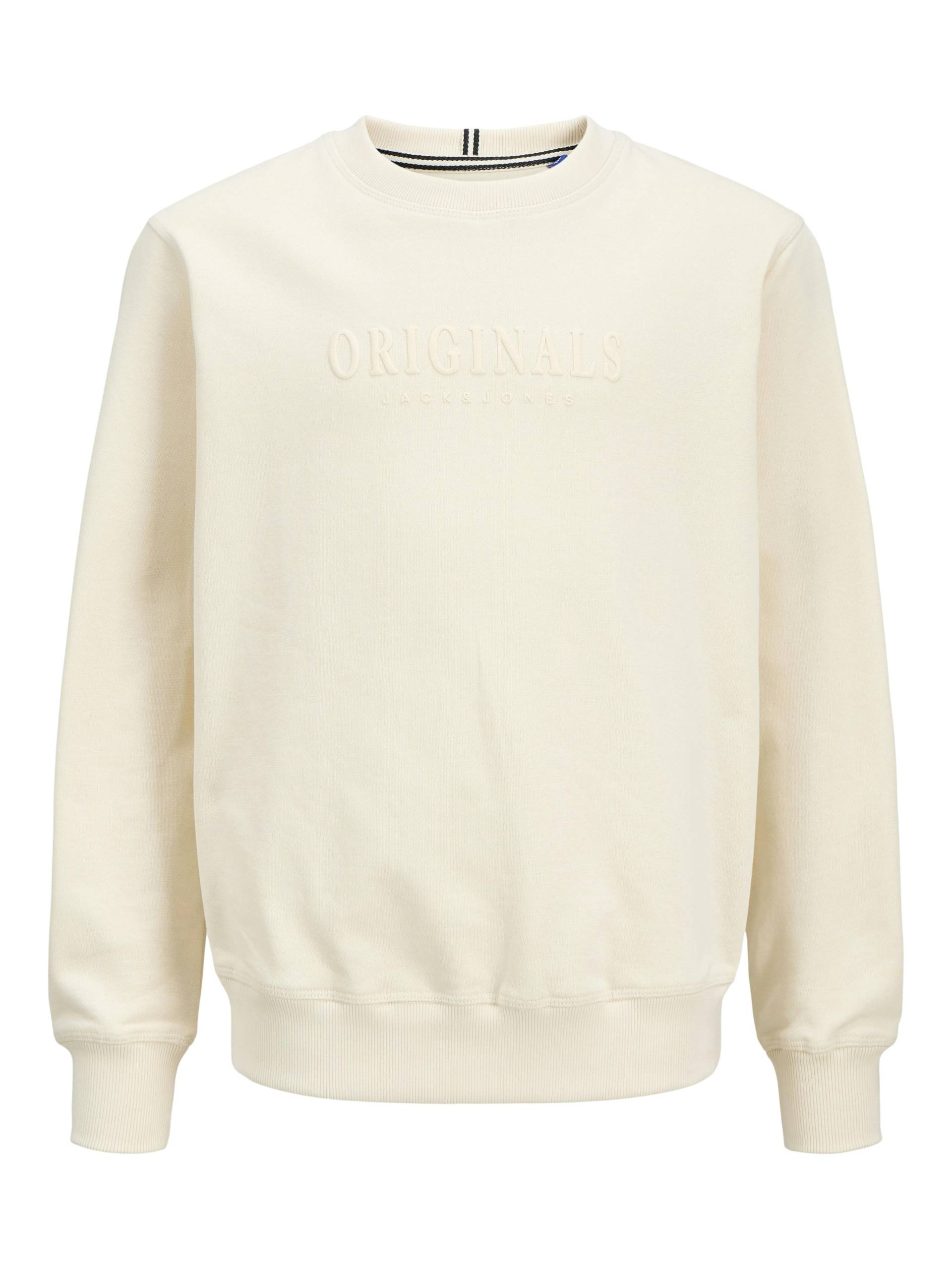 JACK&JONES - JORFREDERIKSBERG SWEAT C.NECK NOOS JNR antique white - Gr. - 128 von JACK&JONES