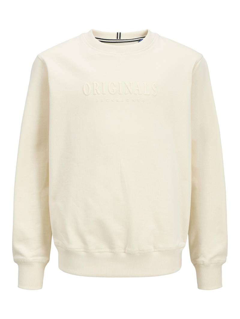 JACK&JONES - JORFREDERIKSBERG SWEAT C.NECK NOOS JNR antique white - Gr. - 176 von JACK&JONES