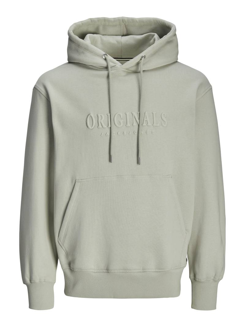 JACK&JONES - JORFREDERIKSBERG SWEAT HOOD SN mineral gray - Gr. - M von JACK&JONES