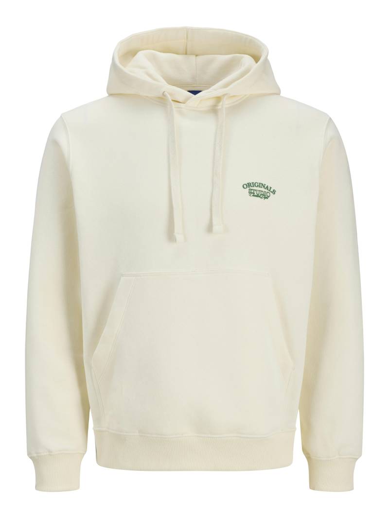 JACK&JONES - JORGREENE BRANDING SWEAT HOOD CA antique white - Gr. - L von JACK&JONES