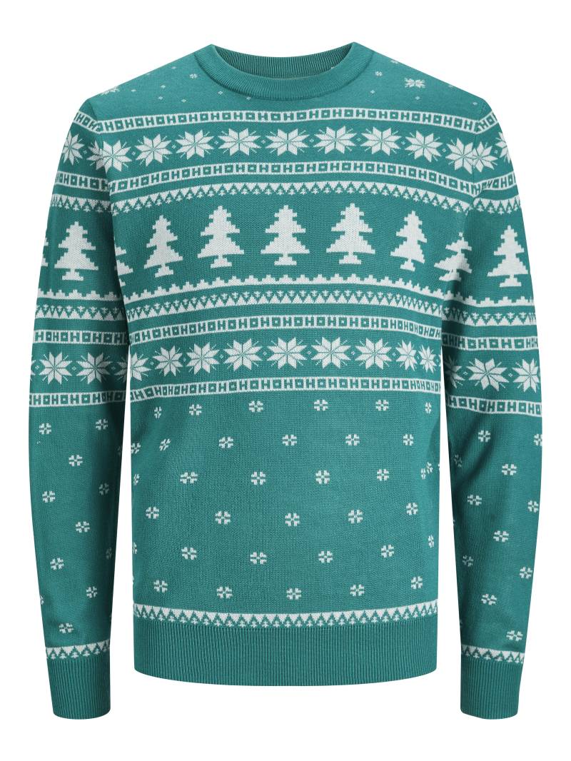 JACK&JONES - JORHOLLY KNIT CREW NECK alpine green - Gr. - S von JACK&JONES