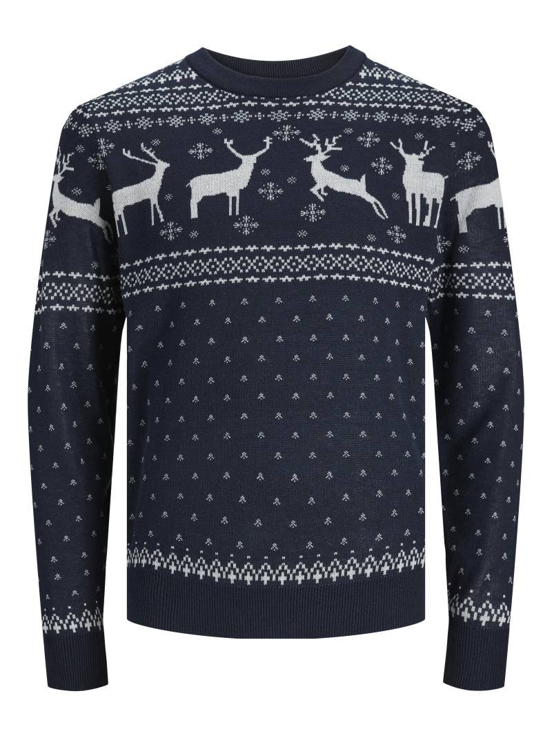 JACK&JONES - JORHOLLY KNIT CREW NECK sky captain - Gr. - L von JACK&JONES